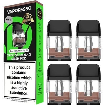 Vaporesso XROS COREX 3.0 cartridge 0,4 ohm 4 ks