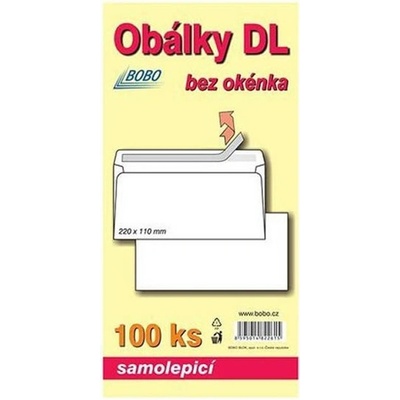 BOBO BLOK - Obálky DL samolepicí (bal. 100ks)