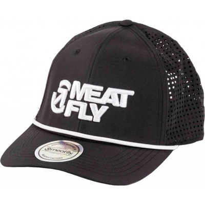 Meatfly Nollie Perfor Cap Black White Revital Černá