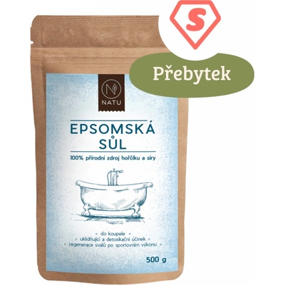 Natu Epsomská sůl 500 g
