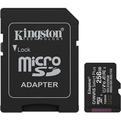 Kingston 256GB microSDXC Canvas Plus SDCS3/256GB