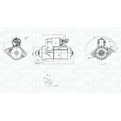 Startér MAGNETI MARELLI 063726156010