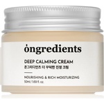 Ongredients Deep Calming Cream успокояващ крем за лице за укрепване на кожната бариера 50ml