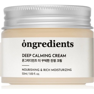 Ongredients Deep Calming Cream успокояващ крем за лице за укрепване на кожната бариера 50ml