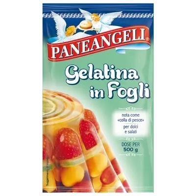 Paneangeli želatínové listy 12 g