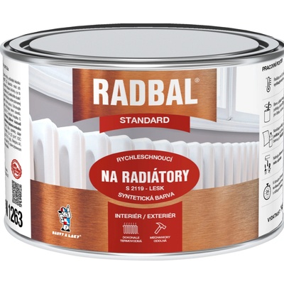 Radbal na radiátory standard bílá lesk 0,375l