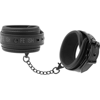 Handcuffs Kiotos Leather kožená pouta na ruce s polstrováním 5 cm