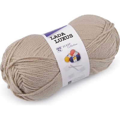 Pletací příze Lada Luxus 100 g Varianta: 2 (51220) béžová, Balení: 1 ks 54976/138031/253188