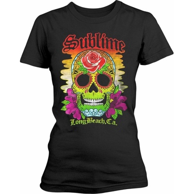 Sublime tričko Colour Skull Čierna