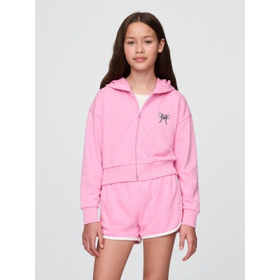 GAP dětská crop mikina Gap × Lilo & Stitch VintageSoft 780460-01