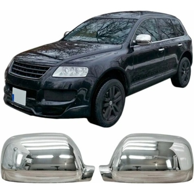 Nerezové kryty zpětných zrcátek Volkswagen Touareg (2002-2006)