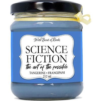 With Scent of Books Ароматна свещ - Science fiction, 212 ml (SFC212)