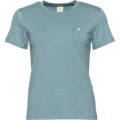 Chillaz Дамска тениска Chillaz Women's Iseo Heartbeat To Climb T-shirt - Arctic - размер 40 (EU) (916-6248-0115)