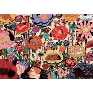 Pieces & Peace - Puzzle Femmes Fleurs - 1 000 piese
