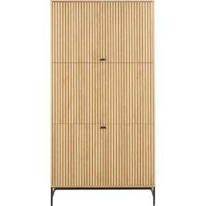 Actona Гардероб от дъбов декор в естествен цвят 99x200x60 cm Albany - Actona (H000023726)