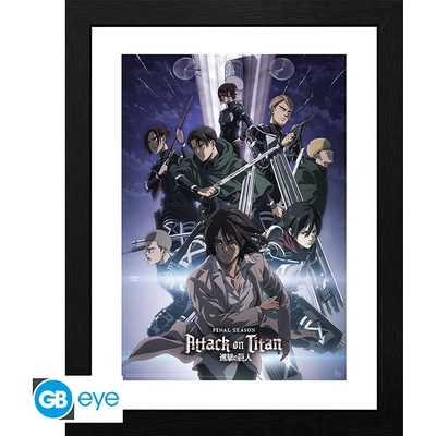 ATTACK ON TITAN - Framed print "S4 key art 2", GBYDCO045