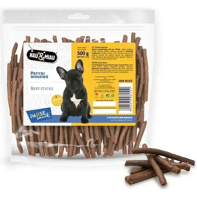 Кучешки телешки пръчици - стикове 500гр (hm-8155)