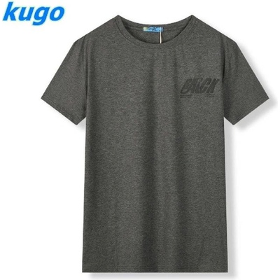 Kugo pánské tričko kr.r. GC8606 šedé