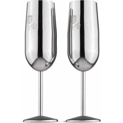 BERLINGERHAUS Sada pohárov na šampanské strieborná 2 x 260 ml