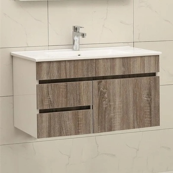 Image 1 of Inter Ceramic Конзолен PVC шкаф ICP 8146 с умивалник, 81x47x45.5см (8146)