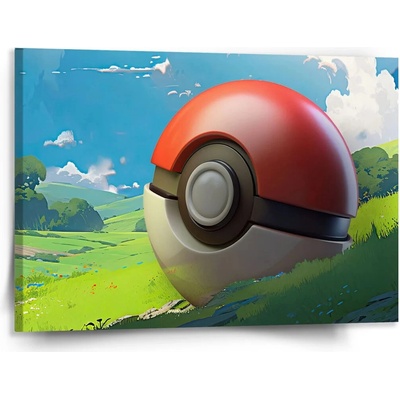 Sablio Obraz Pokemon ball Krajina - 150x110 cm