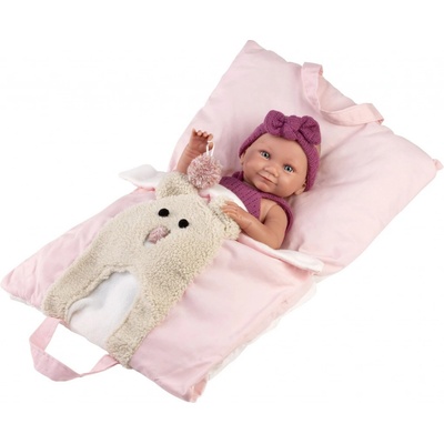 Llorens 73812 New Born Realistická Holčička 40 cm