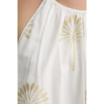 Simona Corsellini Рокля Simona Corsellini в бежово дълга разкроена P25CPAB026 (P25CPAB026)