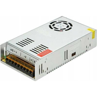 Napájecí zdroj Orno Open Frame 12 V DC 500 W 40 A, povrchová montáž, stříbrný