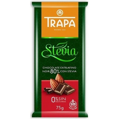 Trapa HOŘKÁ se stévií 80% 75 g