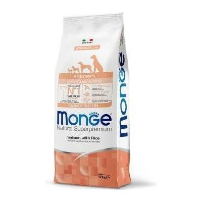 Monge Puppy & Junior Losos rýže 12 kg