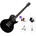 Pasadena LP-19 Black Standard SET Black Електрическа китара