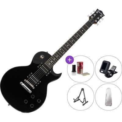 Pasadena LP-19 Black Standard SET Black Електрическа китара