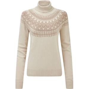 Sherpa Дамски вълнен пуловер Sherpa Women's Camkilo Roll Neck Sweater Jumper - Ecru - размер XXL (105-6749-0116)
