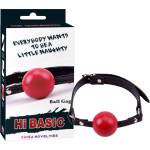  Топка за уста в огнено червен цвят - Red Ball Gag (CHISA00047)