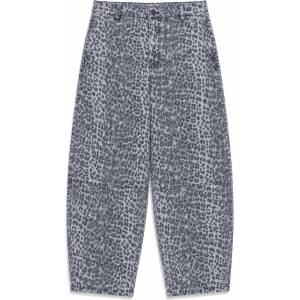 Mazine Дамски дънки Mazine Women's Printed Barrel Leg Denim Pants Jeans - Grey / Printed (111-2005-0312)