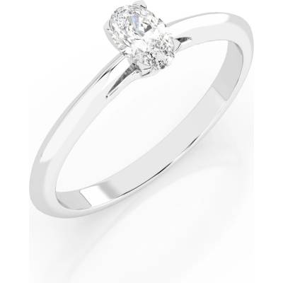 Cara Diamanti Пръстен Cara Diamanti Златен С Диамант 0.40 Ct Gia Сертификат K101-10190W (0.30) OV (K101-10190W (0.30) OV)