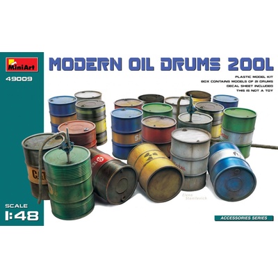 MiniArt Modern Oil Drums 200L predobjednávka 1:48