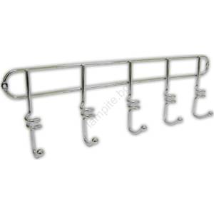 UTC Стенна закачалка TWIST 4, 3x14, 5 cm лъскав хром (UT0012)