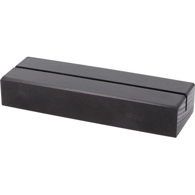 Dřevia Dřevěný stojan na cedulku A5 - 15x5x2 cm Barva: Černá – Sleviste.cz