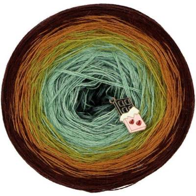 Kokonki Merino 801 zeleno-hnědá