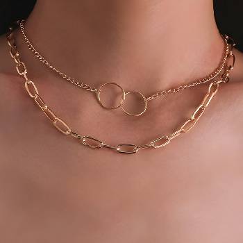 HARAHU Колие ri-7462 - Златен kp7462 (ri-7462)