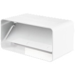 VENTS КОНЕКТОР С КЛАПА ЗА ПЛОСЪК ВЪЗДУХОВОД 9191 90х220 ПВЦ (9191)