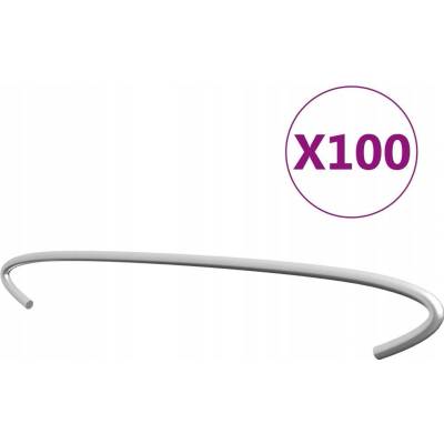 Nabytek XL Gabionová táhla 100 ks pozinkovaná ocel 50 cm