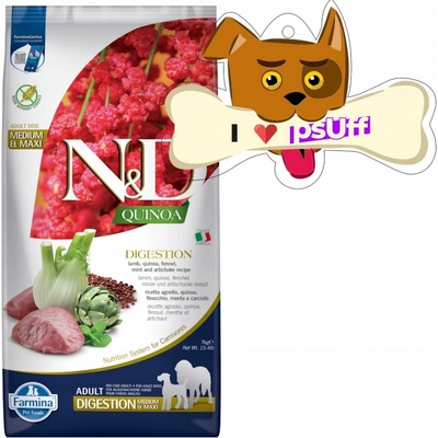 N&D GF Quinoa Dog Digestion Lamb & Fennel 7 kg