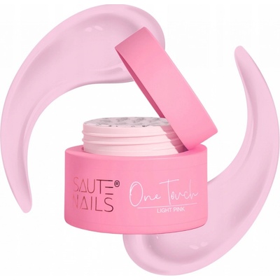 Saute Nails stavební gel tiksotropní One Touch Light pink 50g