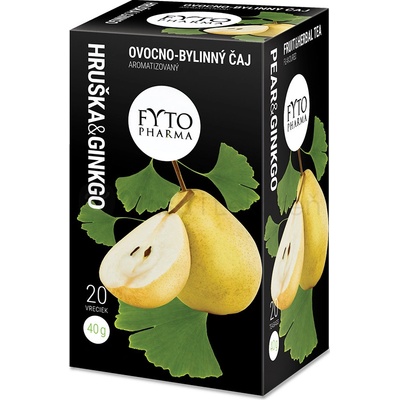 FYTO HRUŠKA & GINKGO ovocno bylinný čaj 20 x 2 g