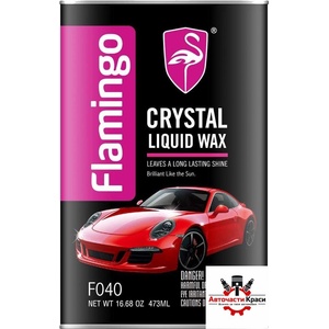 Flamingo -F040 Полир паста CRYSTAL Liquid wax ('250745)