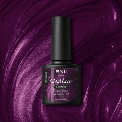 Enii Nails Gel lak Ceramic 96 Amethyst 10 ml