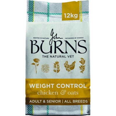 Burns Weight Control Adult/Senior kuřecí & oves 12 kg