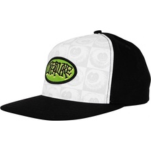 CREATURE Crash and Burn Snapback Structured Hat White/Black 154820